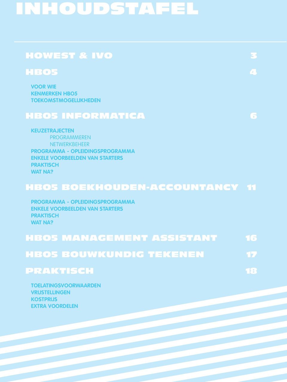 hbo5 boekhouden-accountancy 11 programma - opleidingsprogramma enkele voorbeelden van starters praktisch wat na?