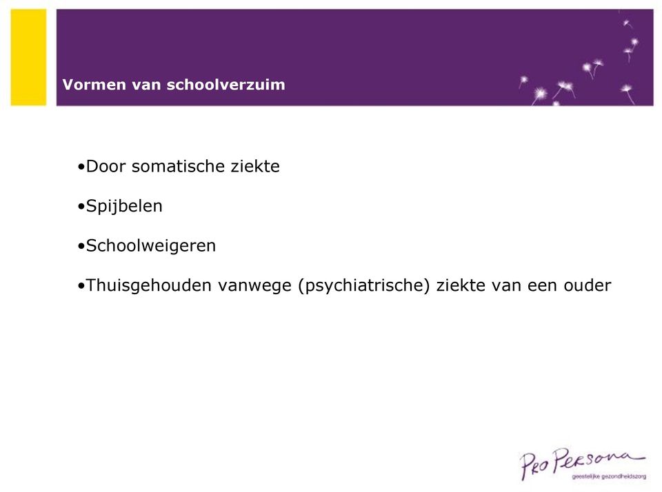 Schoolweigeren Thuisgehouden