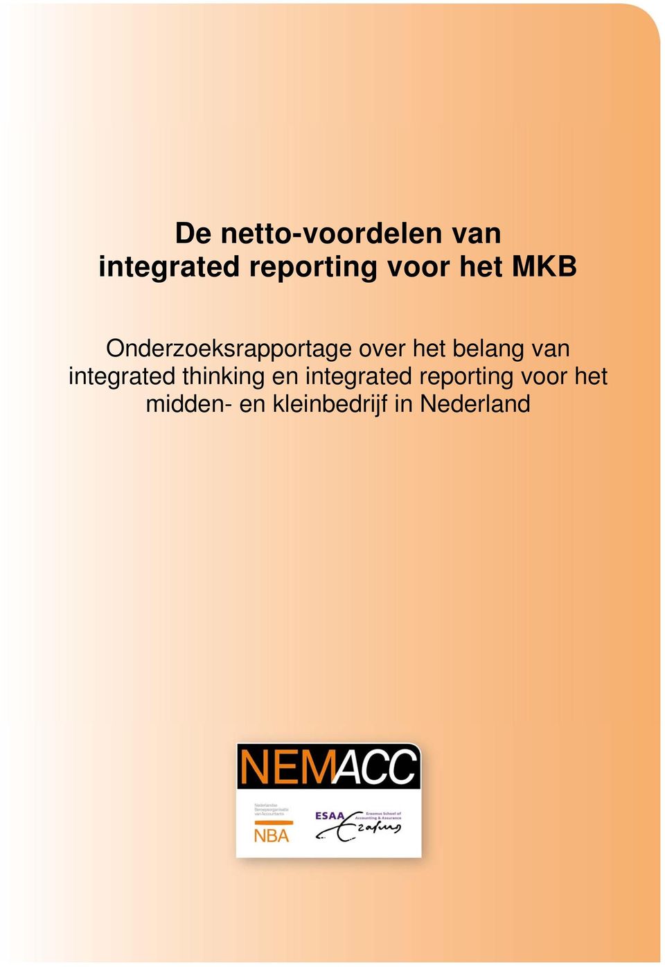 belang van integrated thinking en integrated