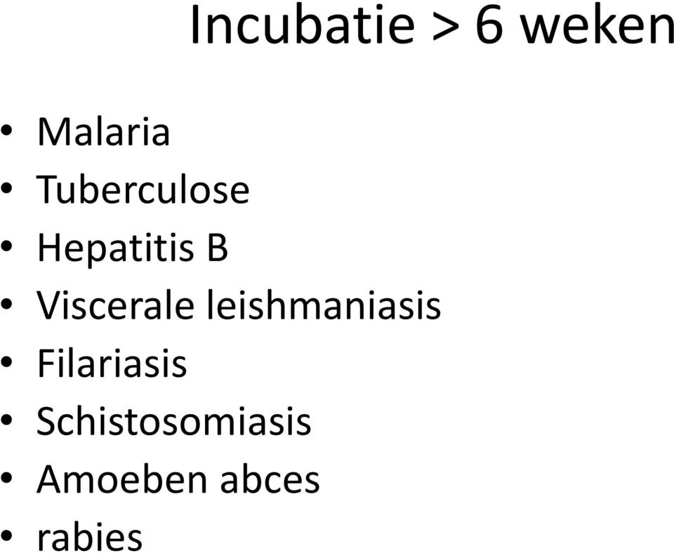 Viscerale leishmaniasis