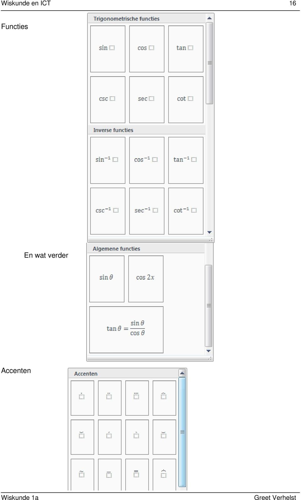 Functies En