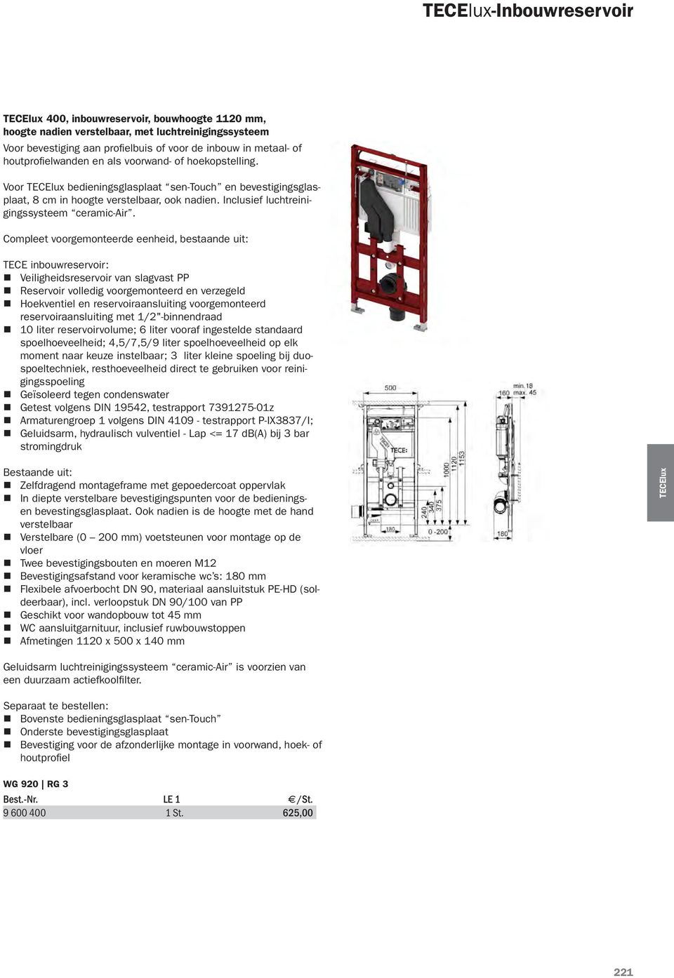 Inclusief luchtreinigingssysteem ceramic-air.