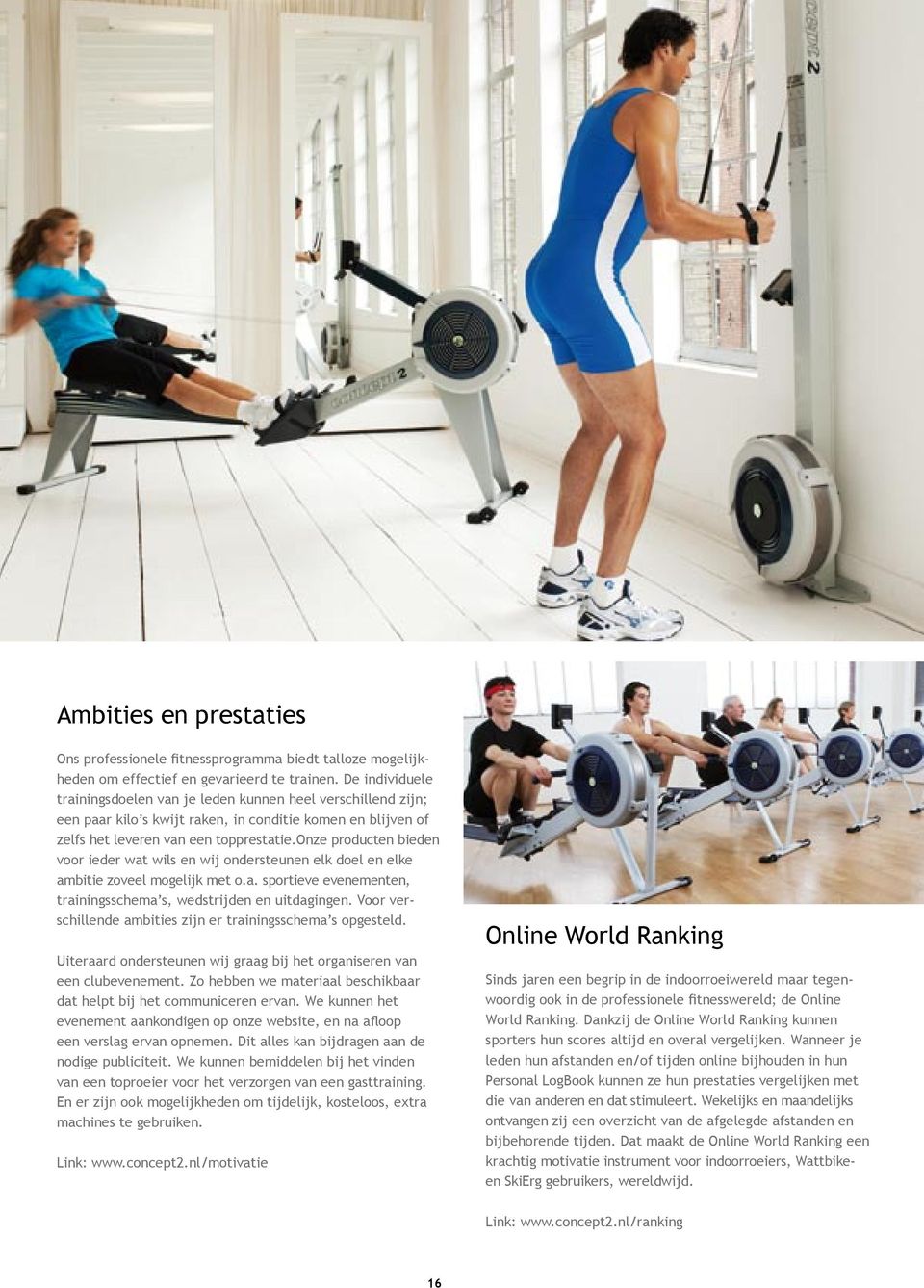 CONCEPT2 BENELUX FITNESS & HEALTH - PDF Free Download