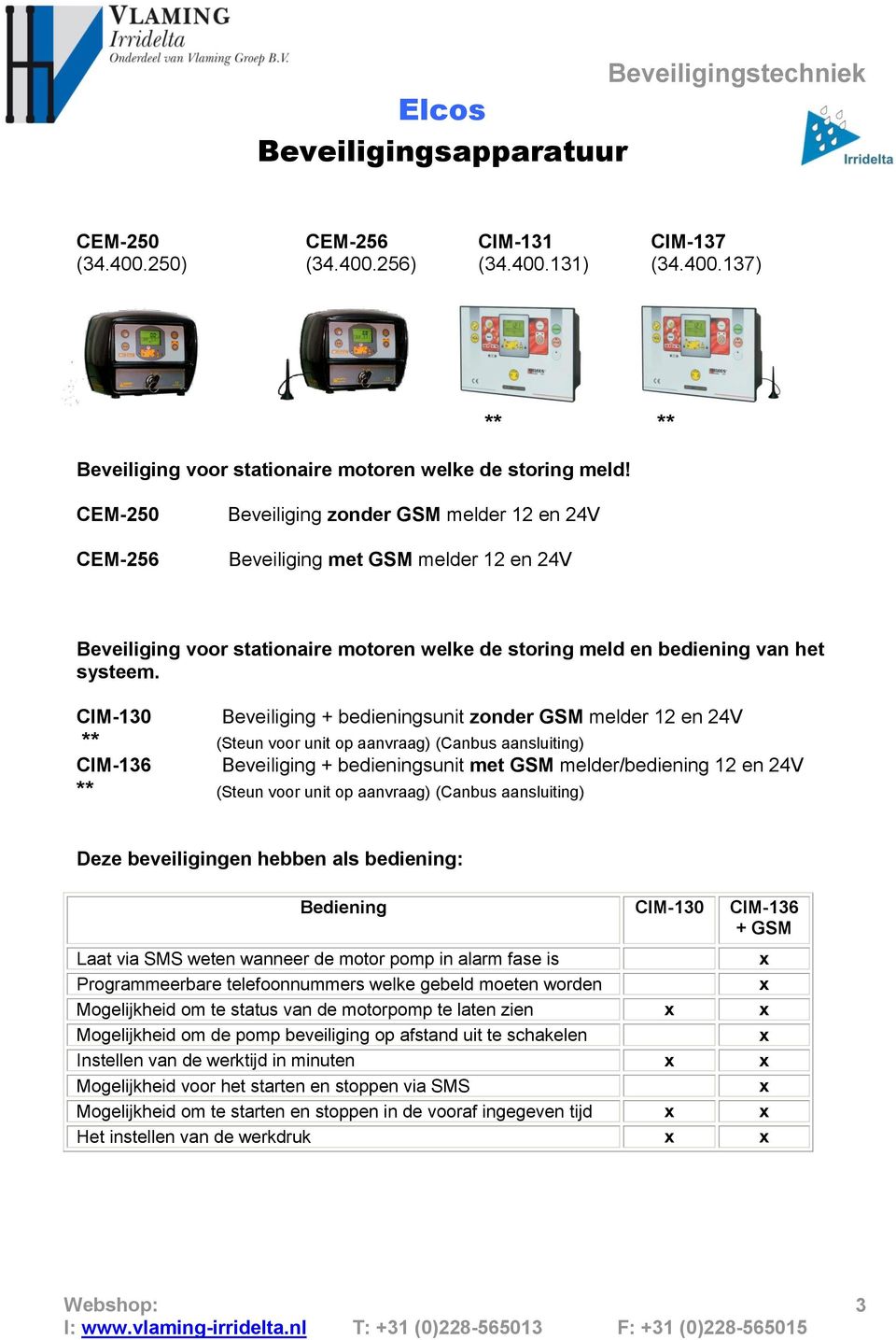 CIM-130 Beveiliging + bedieningsunit zonder GSM melder 12 en 24V ** (Steun voor unit op aanvraag) (Canbus aansluiting) CIM-136 Beveiliging + bedieningsunit met GSM melder/bediening 12 en 24V **