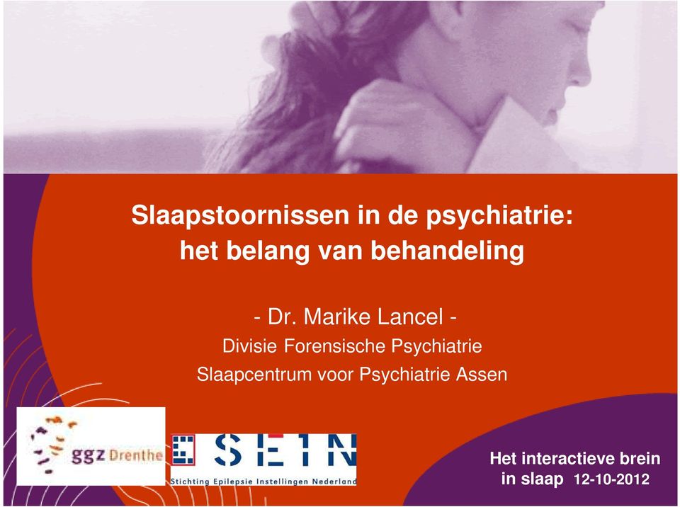 Marike Lancel - Divisie Forensische Psychiatrie