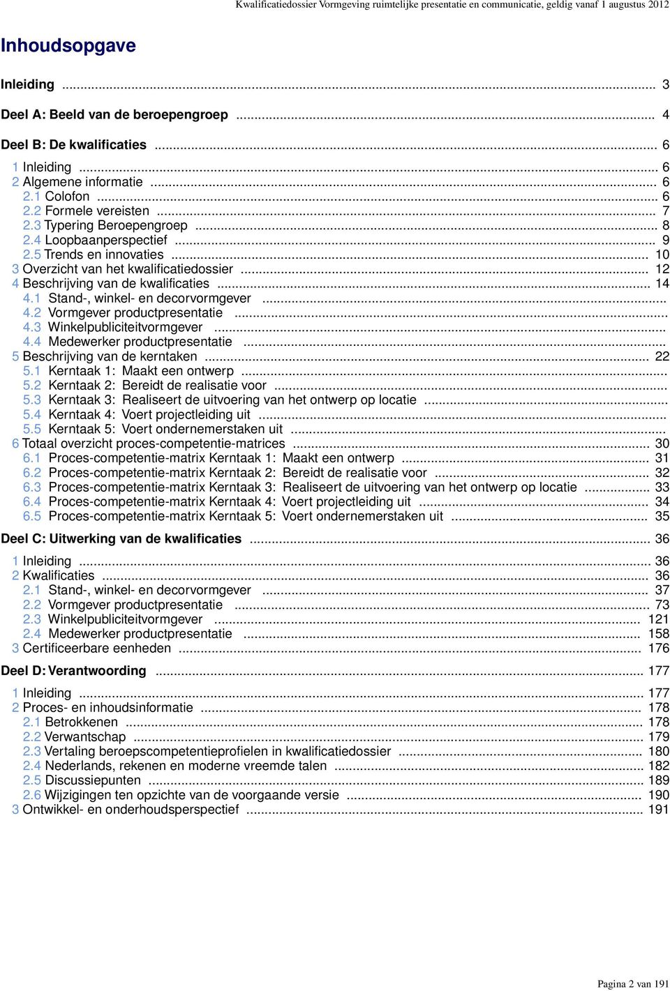 .. 10 3 Overzicht van het kwalificatiedossier... 12 4 Beschrijving van de kwalificaties... 14 4.1 Stand-, winkel- en decorvormgever... 4.2 Vormgever productpresentatie... 4.3 Winkelpubliciteitvormgever.