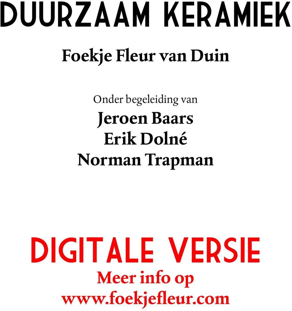 Baars Erik Dolné Norman Trapman