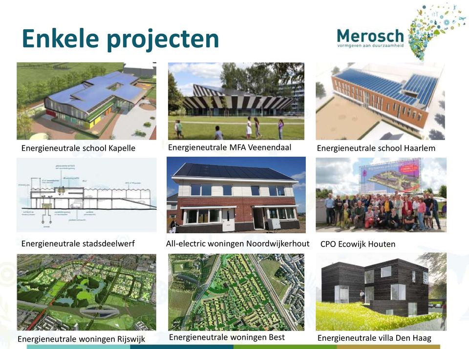 All-electric woningen Noordwijkerhout CPO Ecowijk Houten Energieneutrale