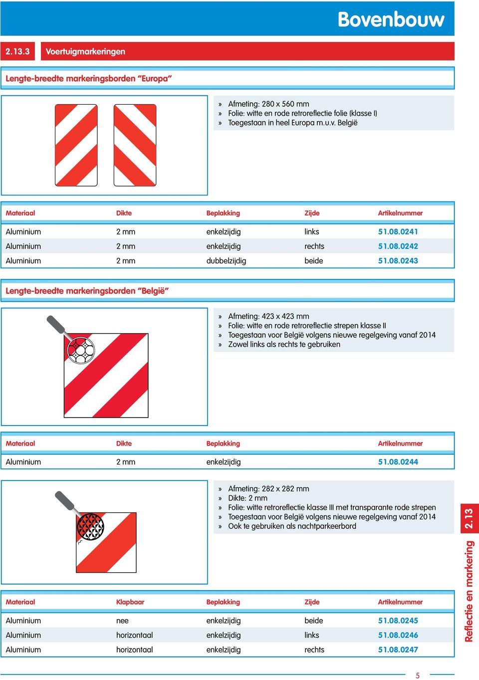 0241 enkelzijdig rechts 51.08.