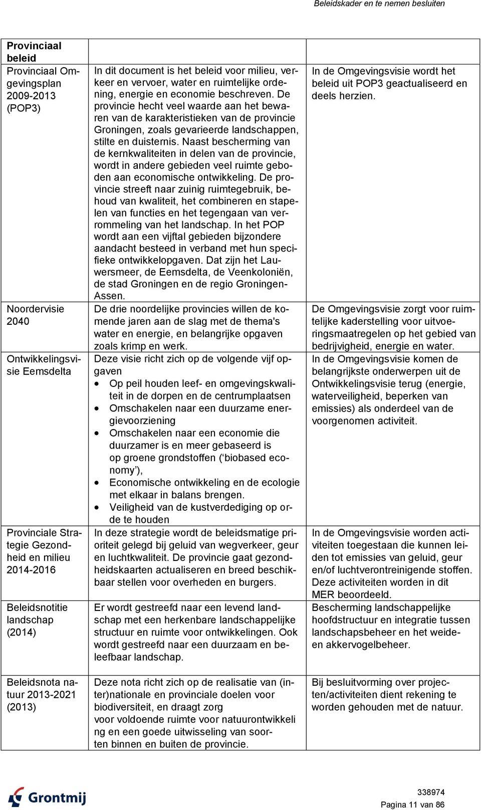 De provincie hecht veel waarde aan het bewaren van de karakteristieken van de provincie Groningen, zoals gevarieerde landschappen, stilte en duisternis.