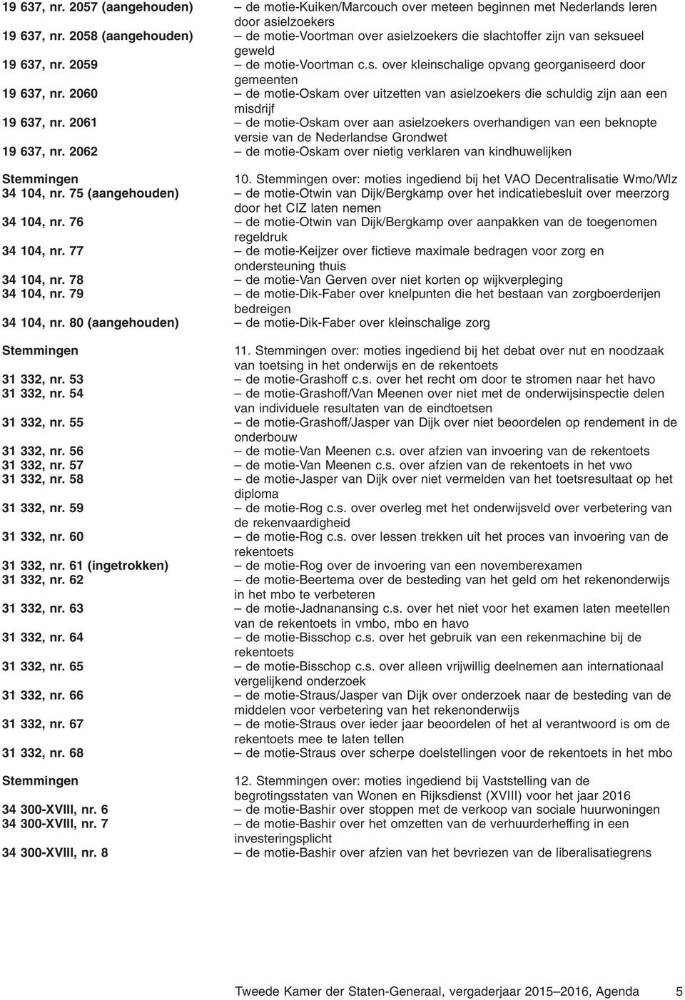 2060 de motie-oskam over uitzetten van asielzoekers die schuldig zijn aan een misdrijf 19 637, nr.