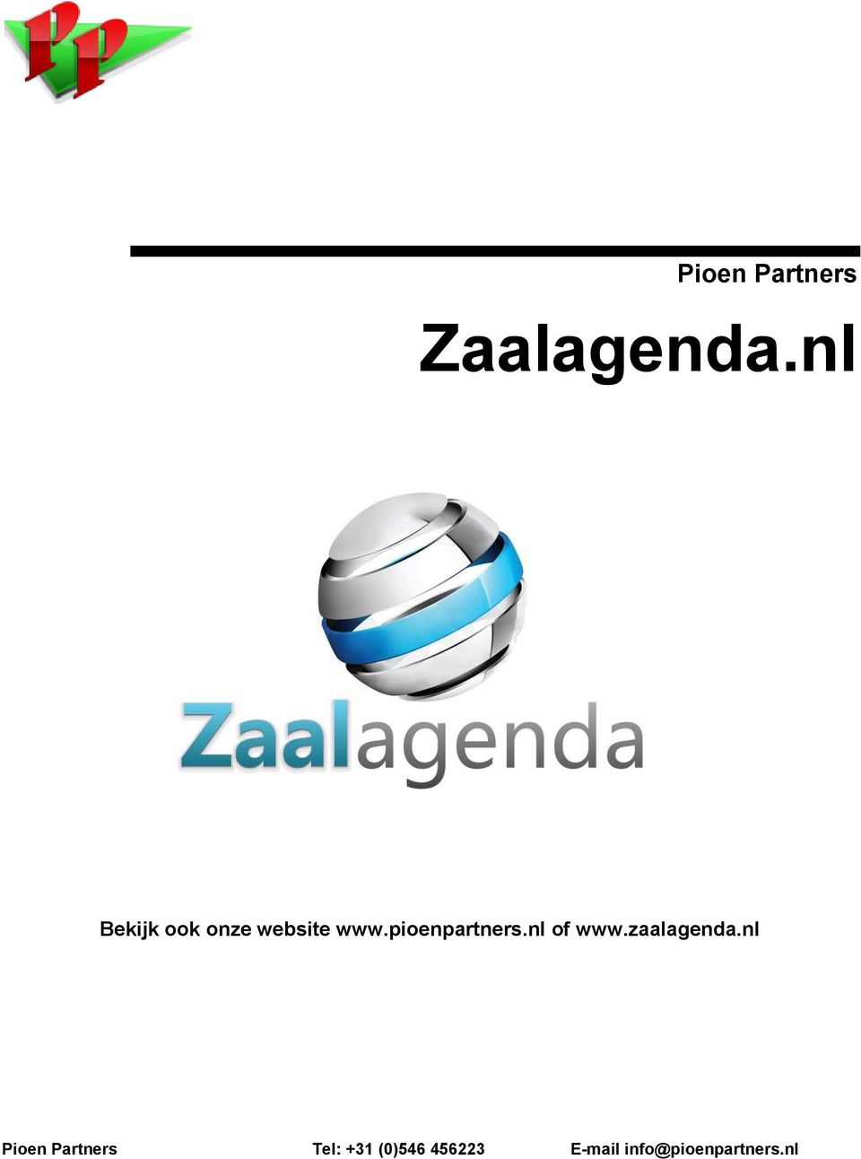 pioenpartners.nl of www.zaalagenda.