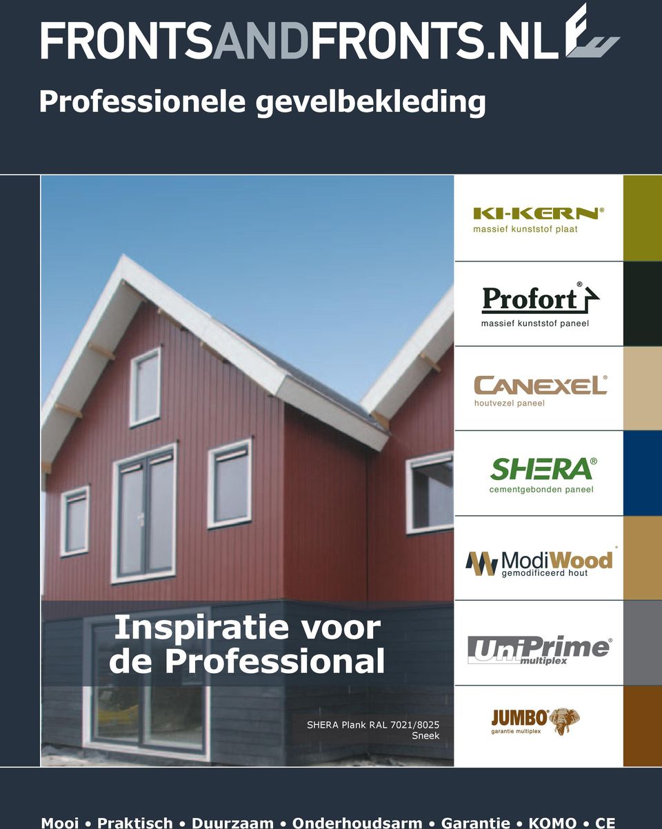 Inspiratie voor de Professional SHERA Plank RAL