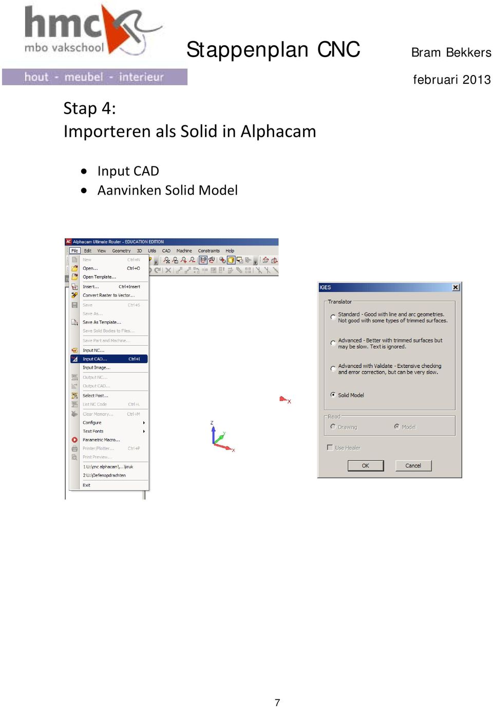 Alphacam Input CAD