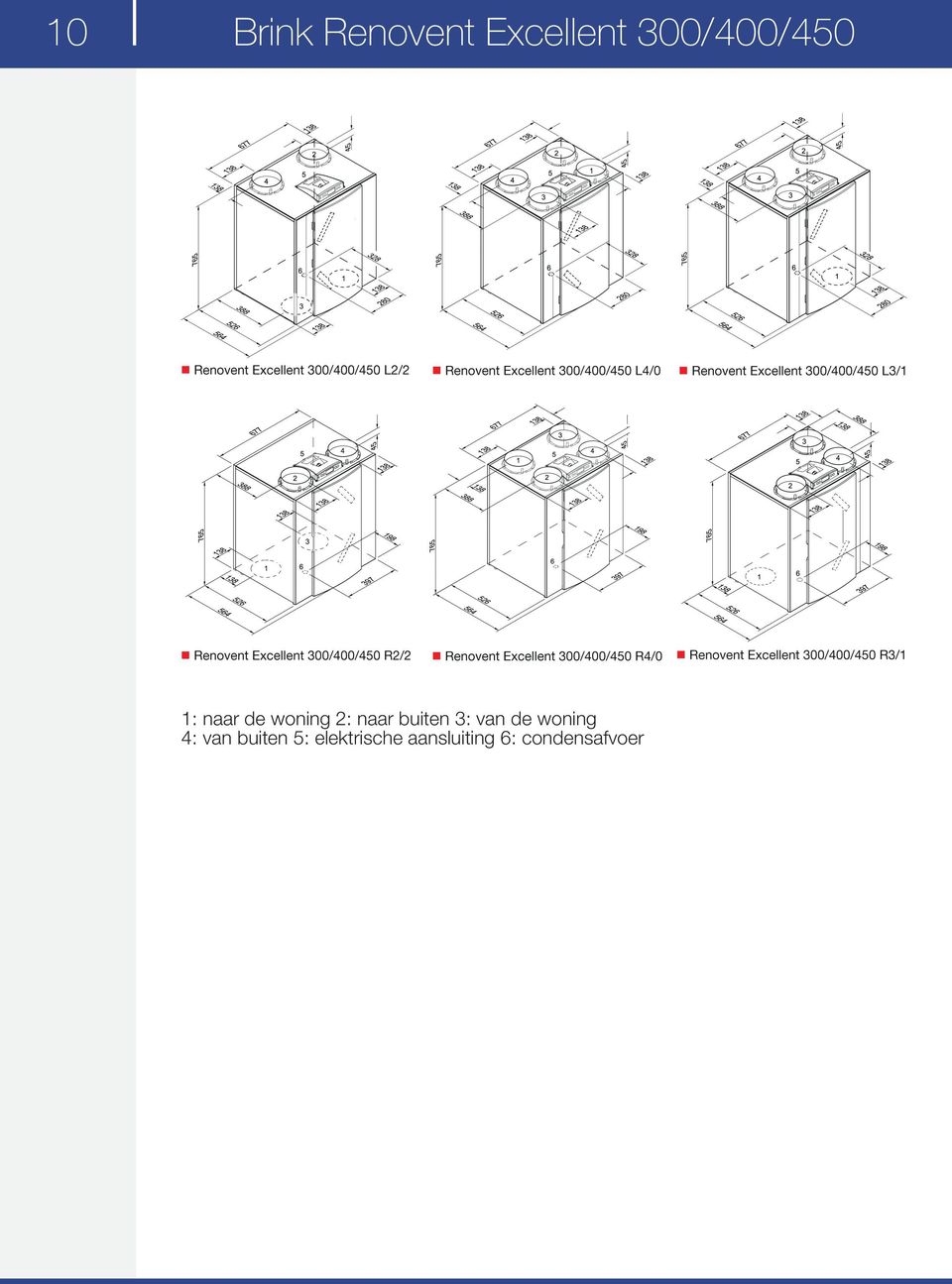 naar buiten 3: van de woning 4: van