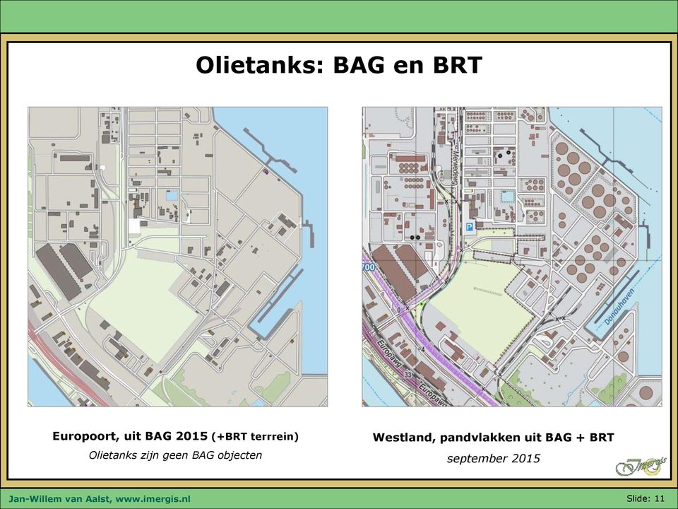 objecten Westland, pandvlakken uit BAG + BRT