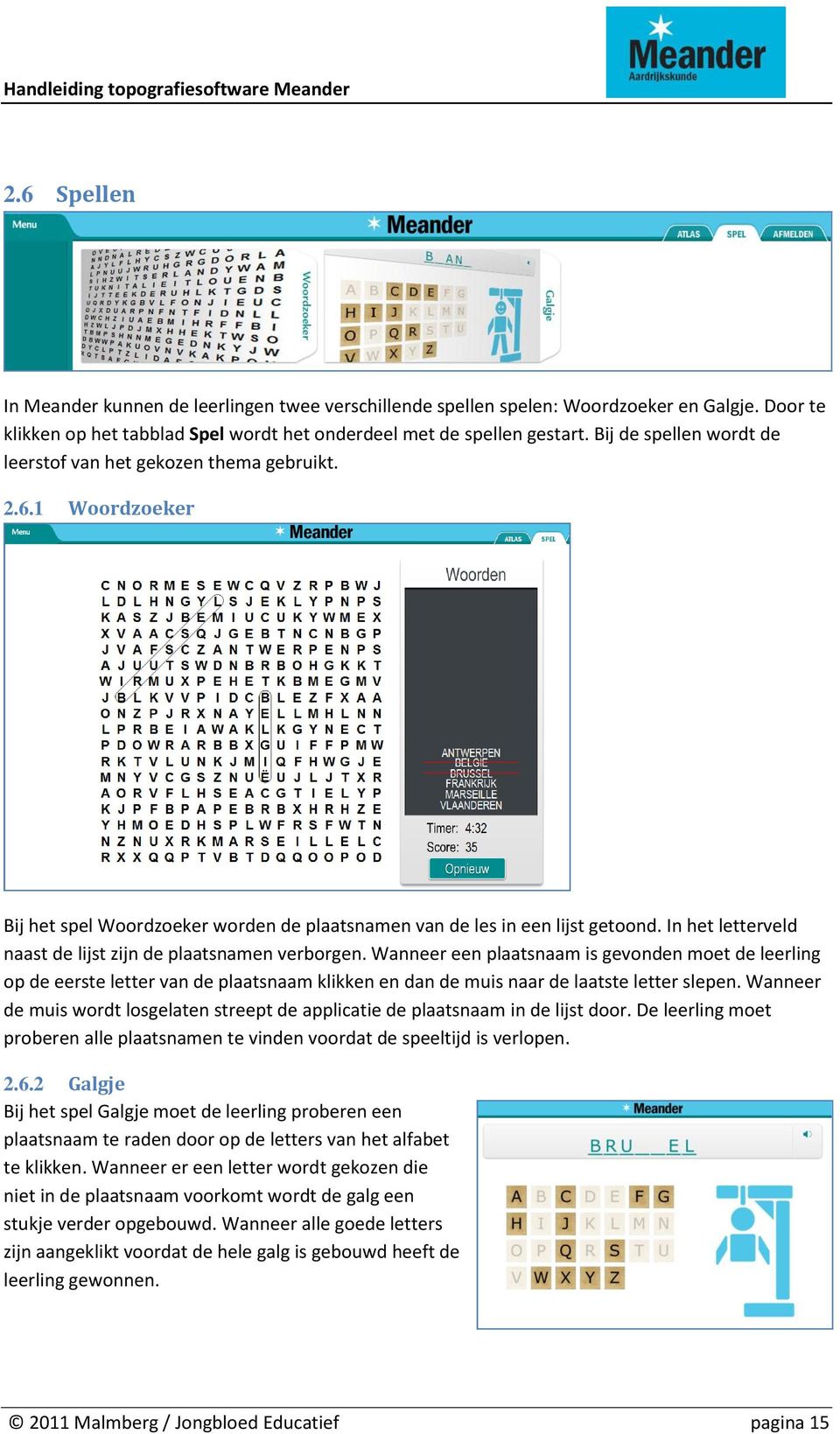 In het letterveld naast de lijst zijn de plaatsnamen verborgen.