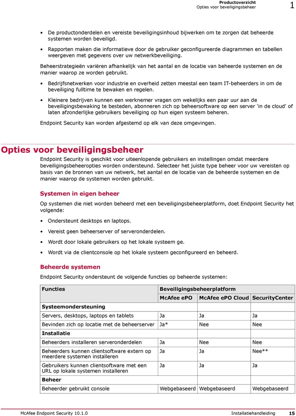 Beheerstrategieën variëren afhankelijk van het aantal en de locatie van beheerde systemen en de manier waarop ze worden gebruikt.