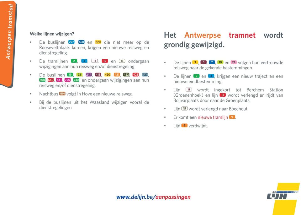 Koor Reisbureau streng District Antwerpen. Het nieuwe aanbod van De Lijn. vanaf 1 september PDF  Gratis download