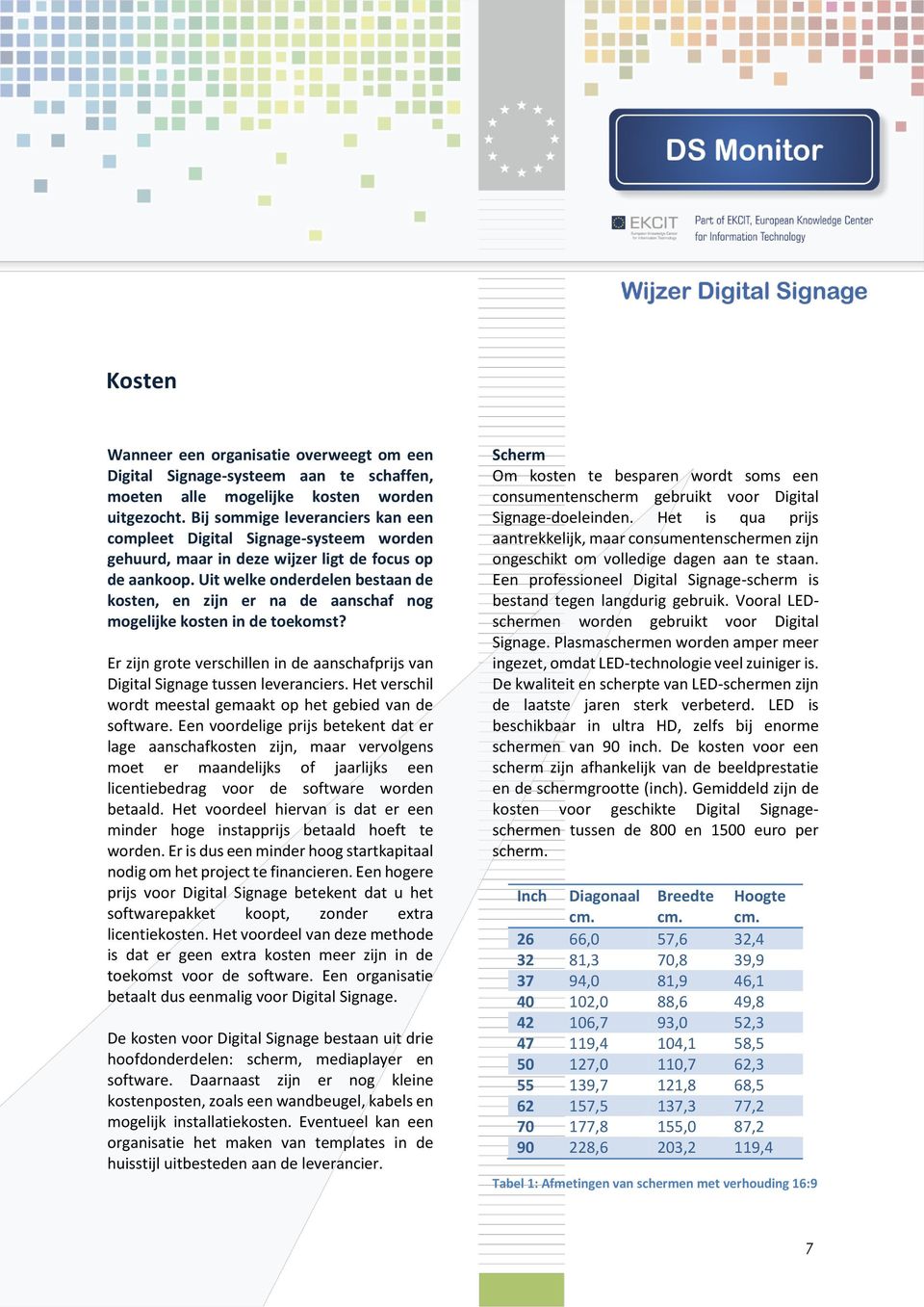 Uit welke onderdelen bestaan de kosten, en zijn er na de aanschaf nog mogelijke kosten in de toekomst? Er zijn grote verschillen in de aanschafprijs van Digital Signage tussen leveranciers.