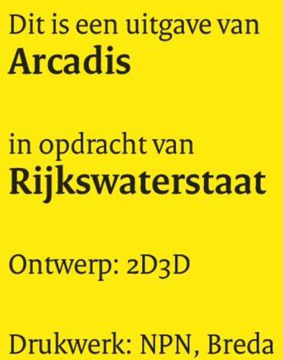 Rijkswaterstaat Ontwerp: