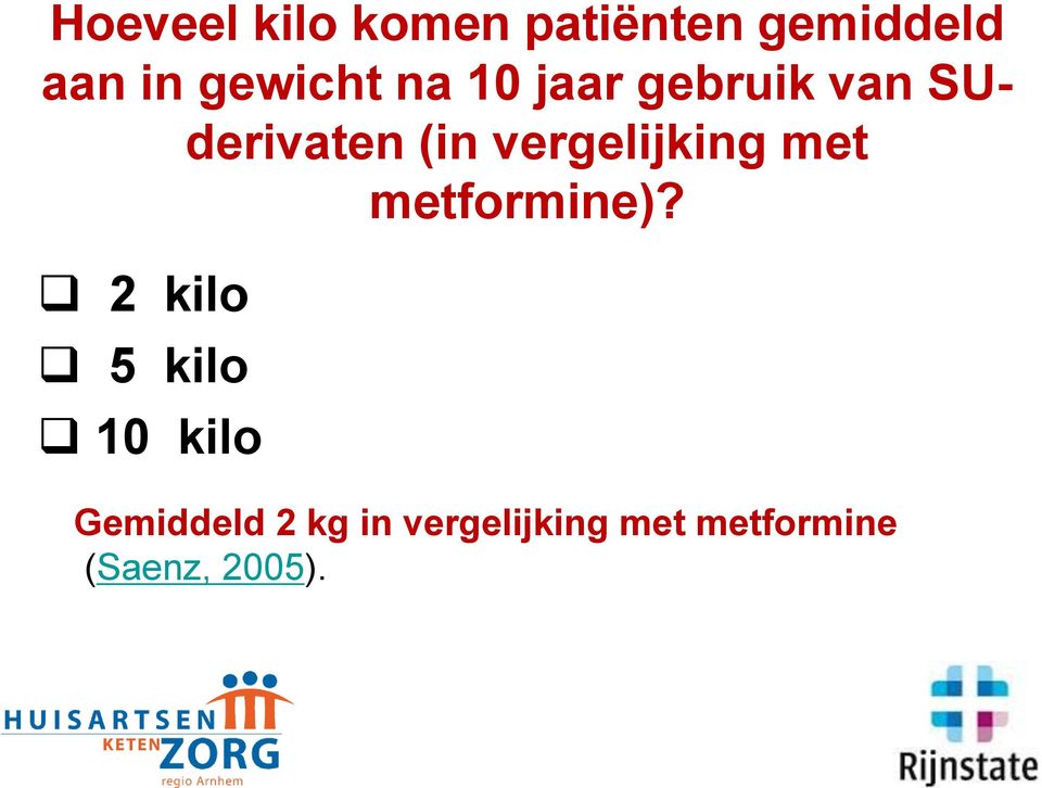 vergelijking met metformine)?