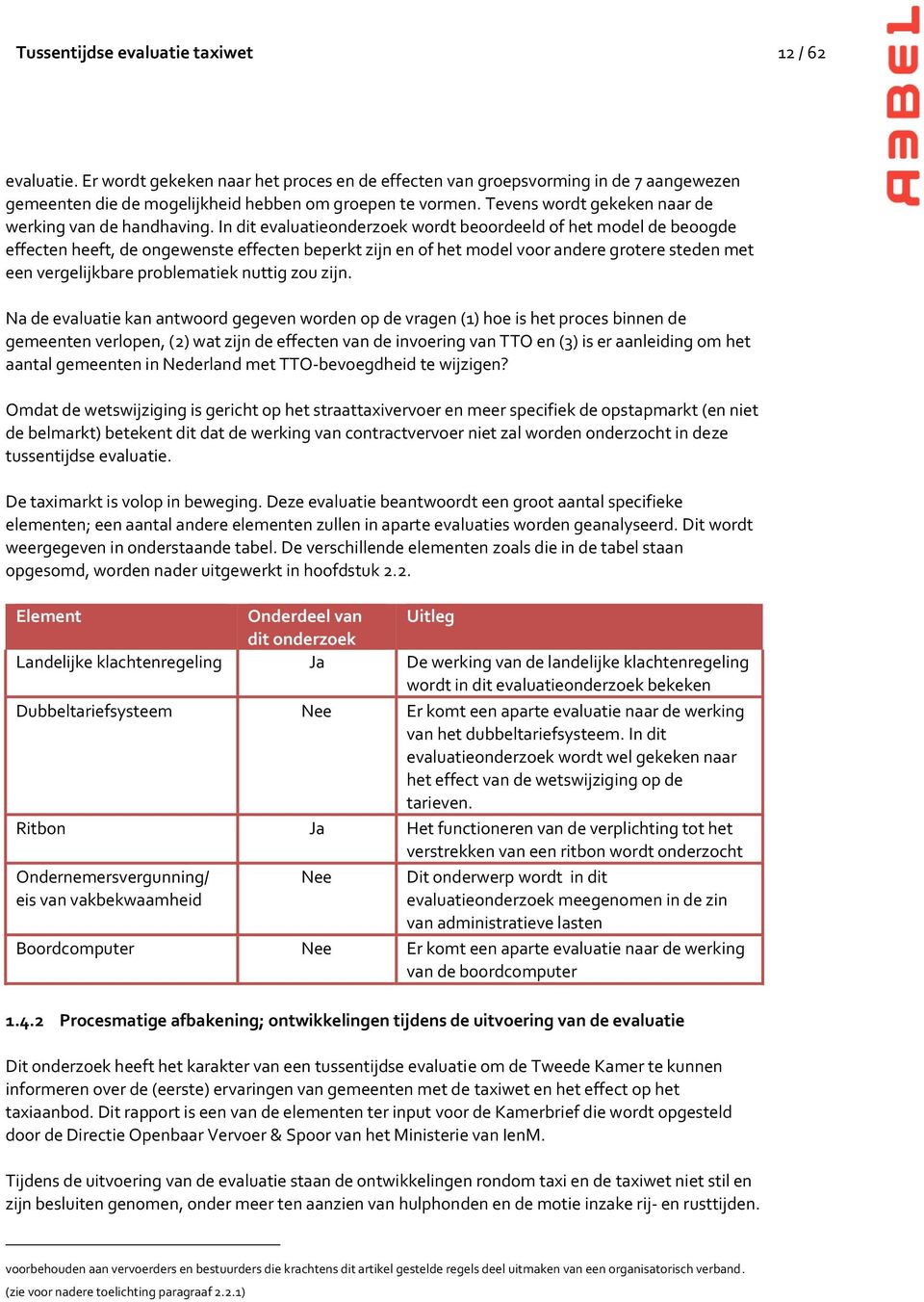 In dit evaluatieonderzoek wordt beoordeeld of het model de beoogde effecten heeft, de ongewenste effecten beperkt zijn en of het model voor andere grotere steden met een vergelijkbare problematiek