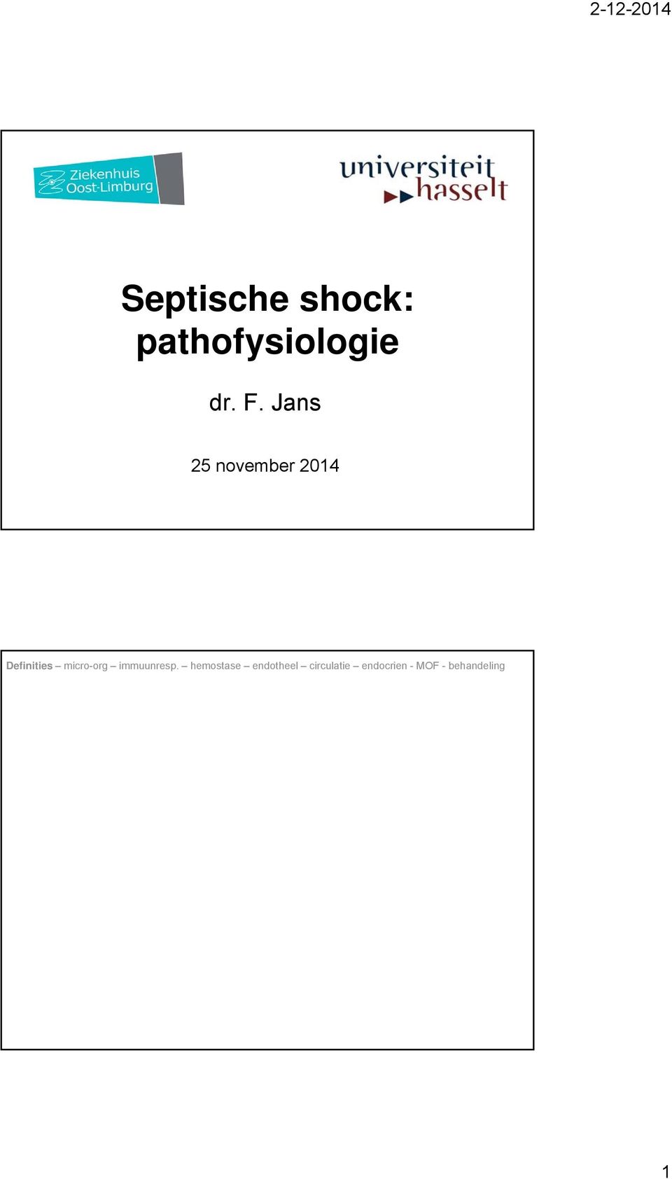 pathofysiologie