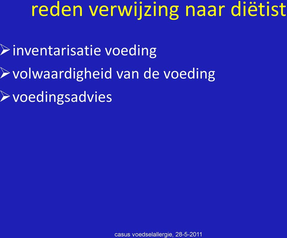 voeding volwaardigheid