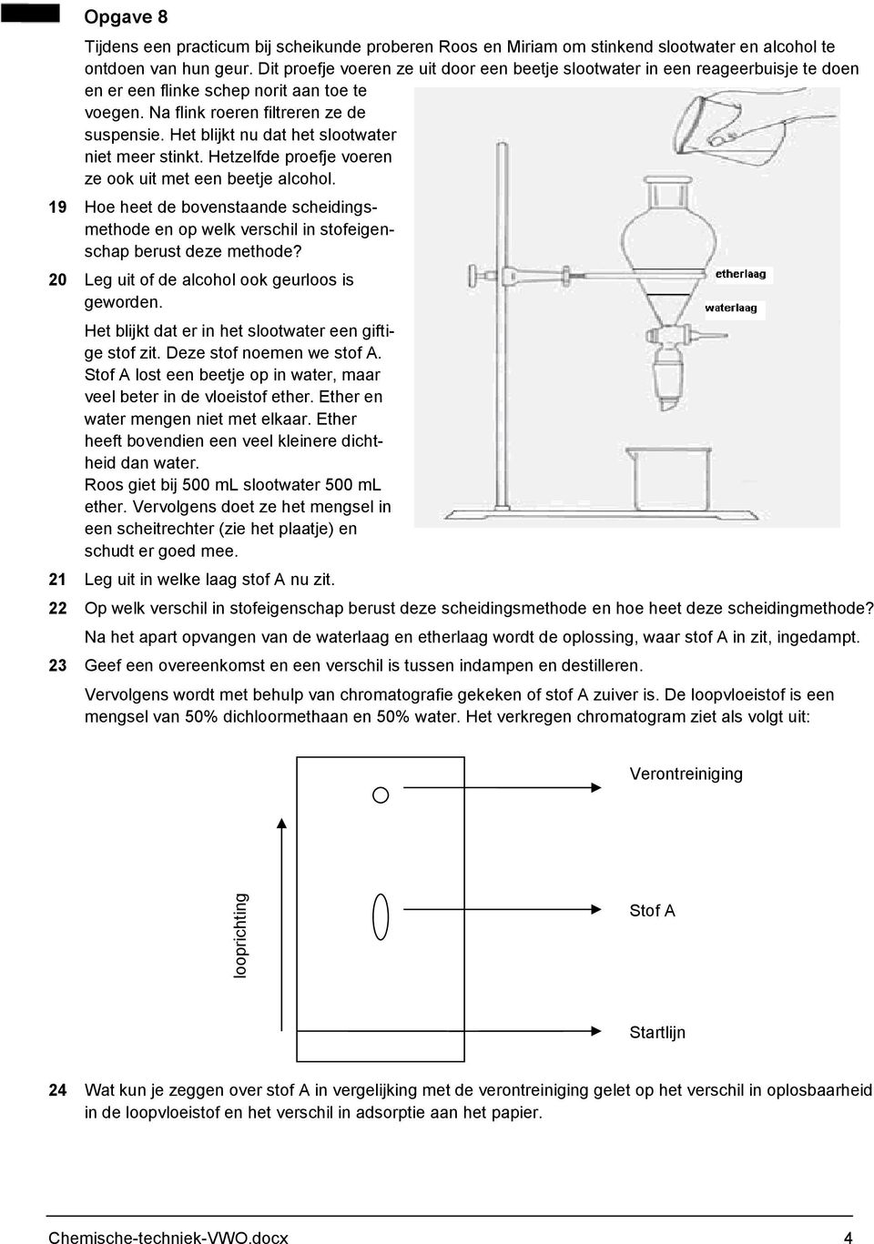 et blijkt nu dat het slootwater niet meer stinkt. etzelfde proefje voeren ze ook uit met een beetje alcohol.