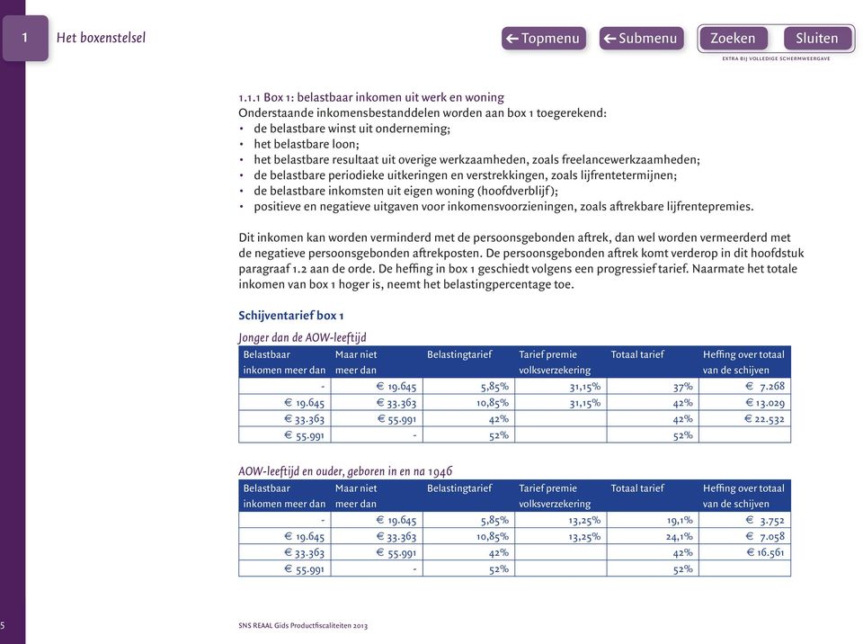 woning (hoofdverblijf ); positieve en negatieve uitgaven voor inkomensvoorzieningen, zoals aftrekbare lijfrentepremies.