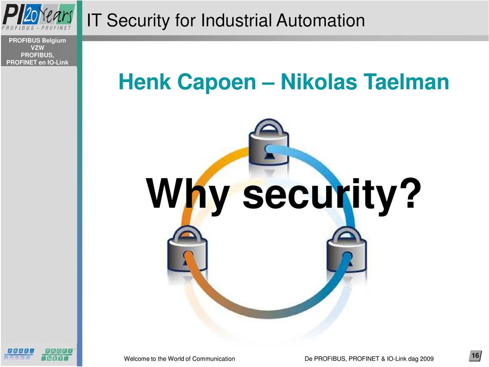 Nikolas Taelman Why security?