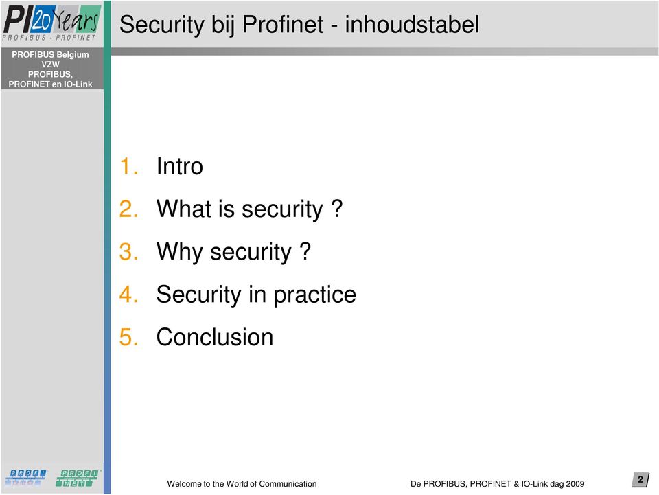 Why security? 4.