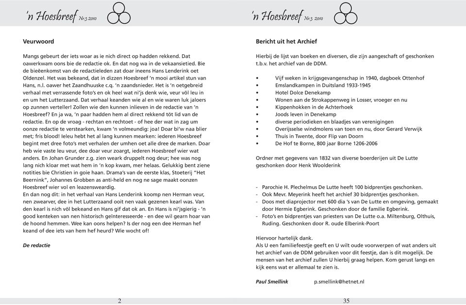 n Hoesbreef Nr - PDF Gratis download