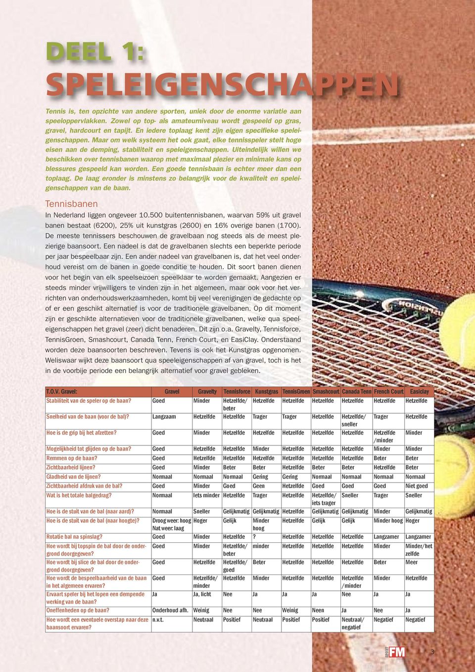 Maar om welk systeem het ook gaat, elke tennisspeler stelt hoge eisen aan de demping, stabiliteit en speleigenschappen.