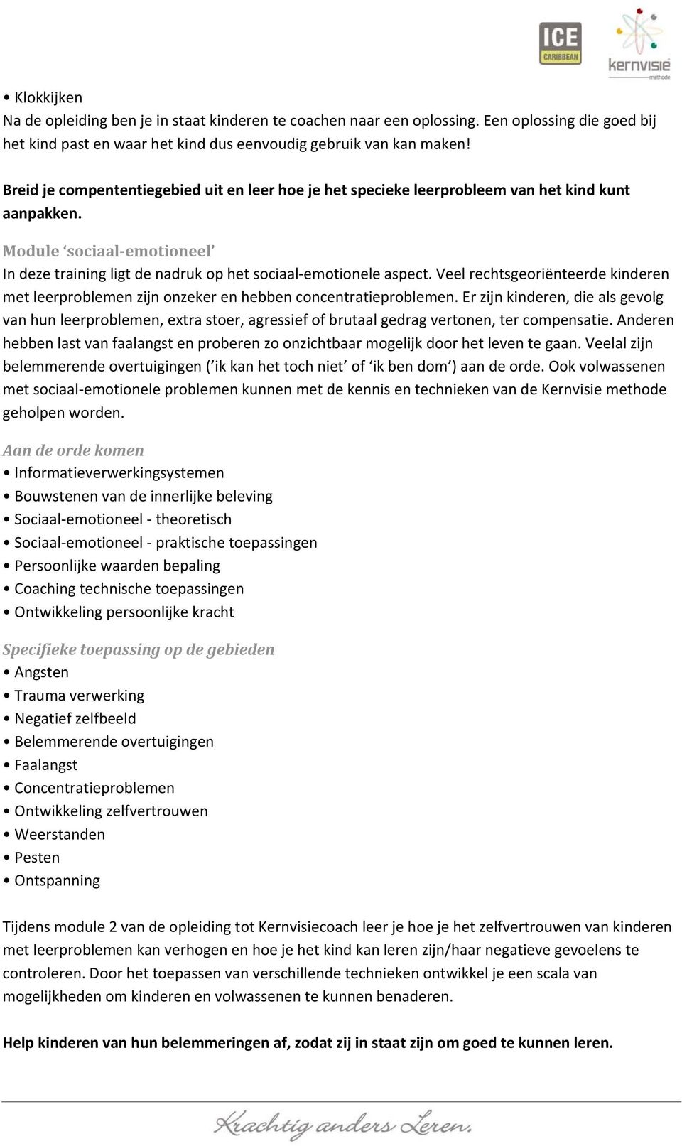 Veel rechtsgeoriënteerde kinderen met leerproblemen zijn onzeker en hebben concentratieproblemen.