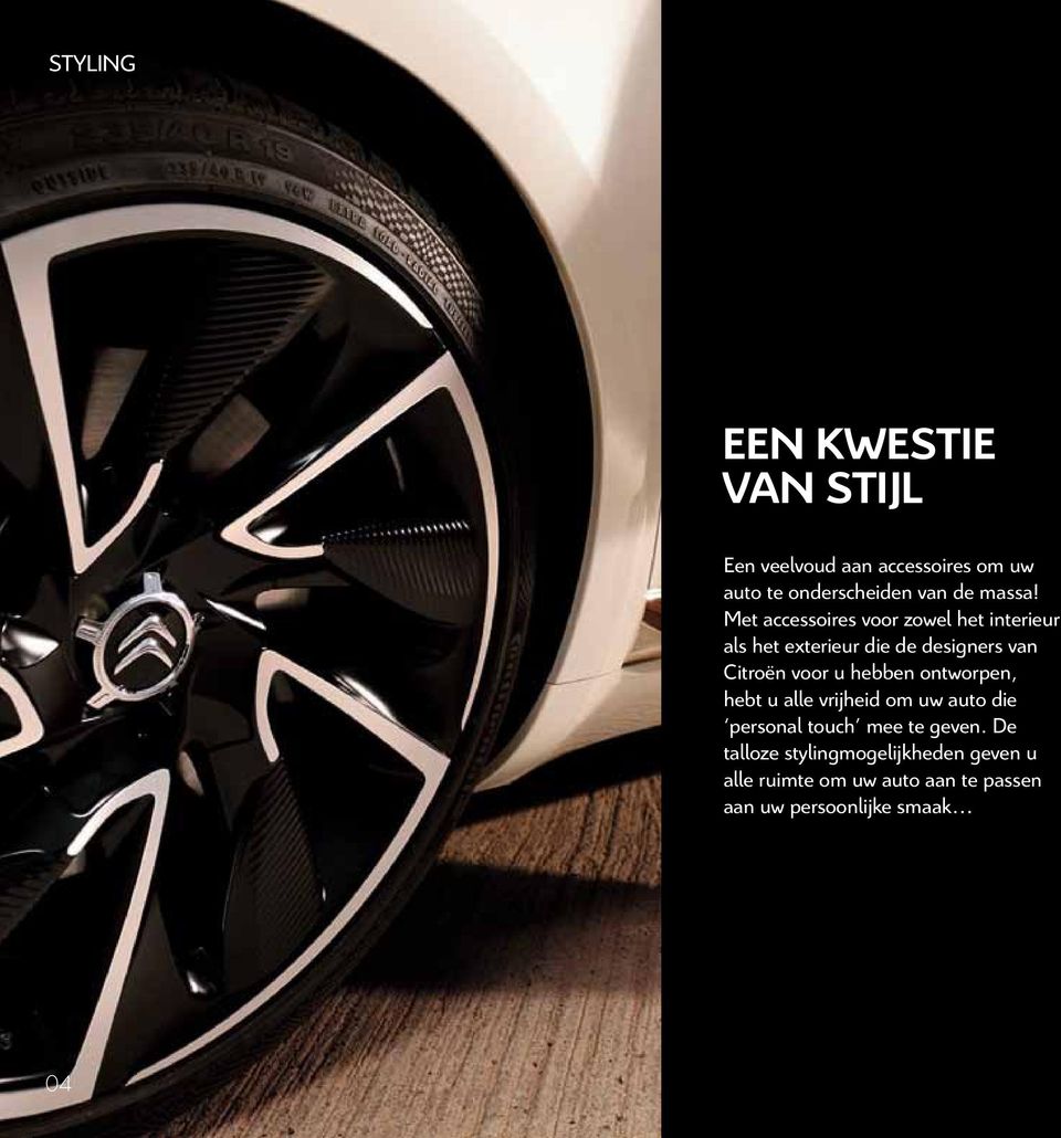 Met accessoires voor zowel het interieur als het exterieur die de designers van Citroën voor u