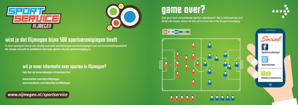 wist je dat Nijmegen bijna 500 sportverenigingen heeft In deze sportgids vind je een handig overzicht van Nijmeegse sportverenigingen met een