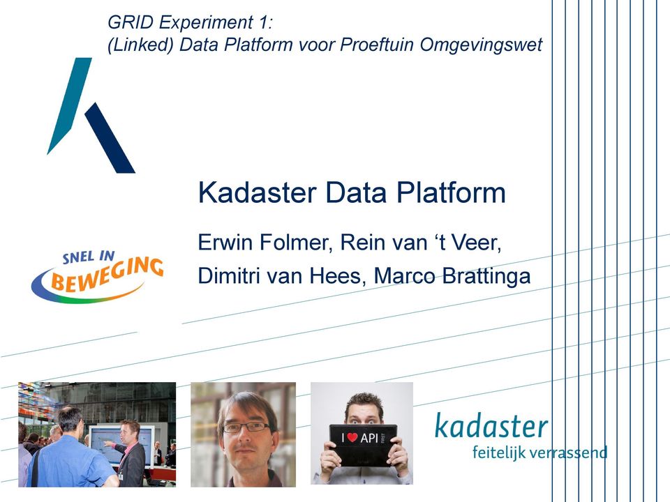 Kadaster Data Platform Erwin Folmer,