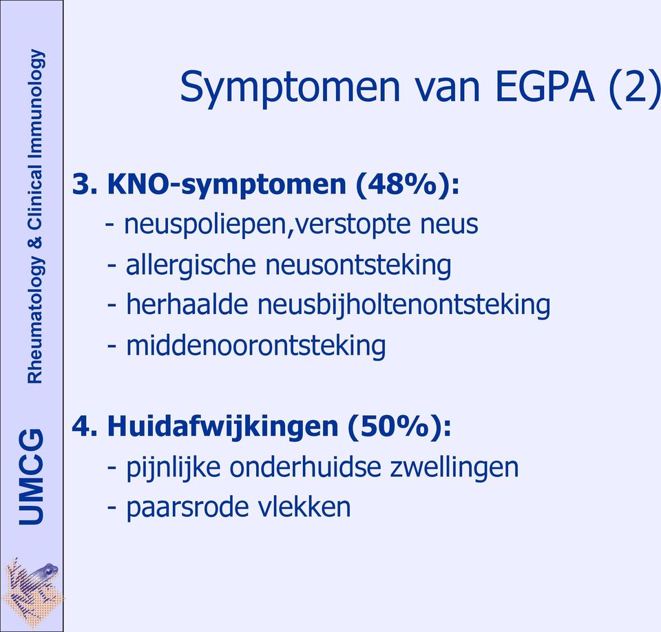 allergische neusontsteking - herhaalde