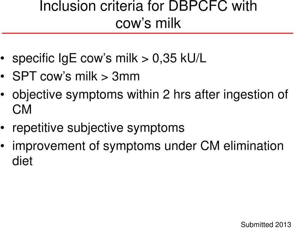 within 2 hrs after ingestion of CM repetitive subjective