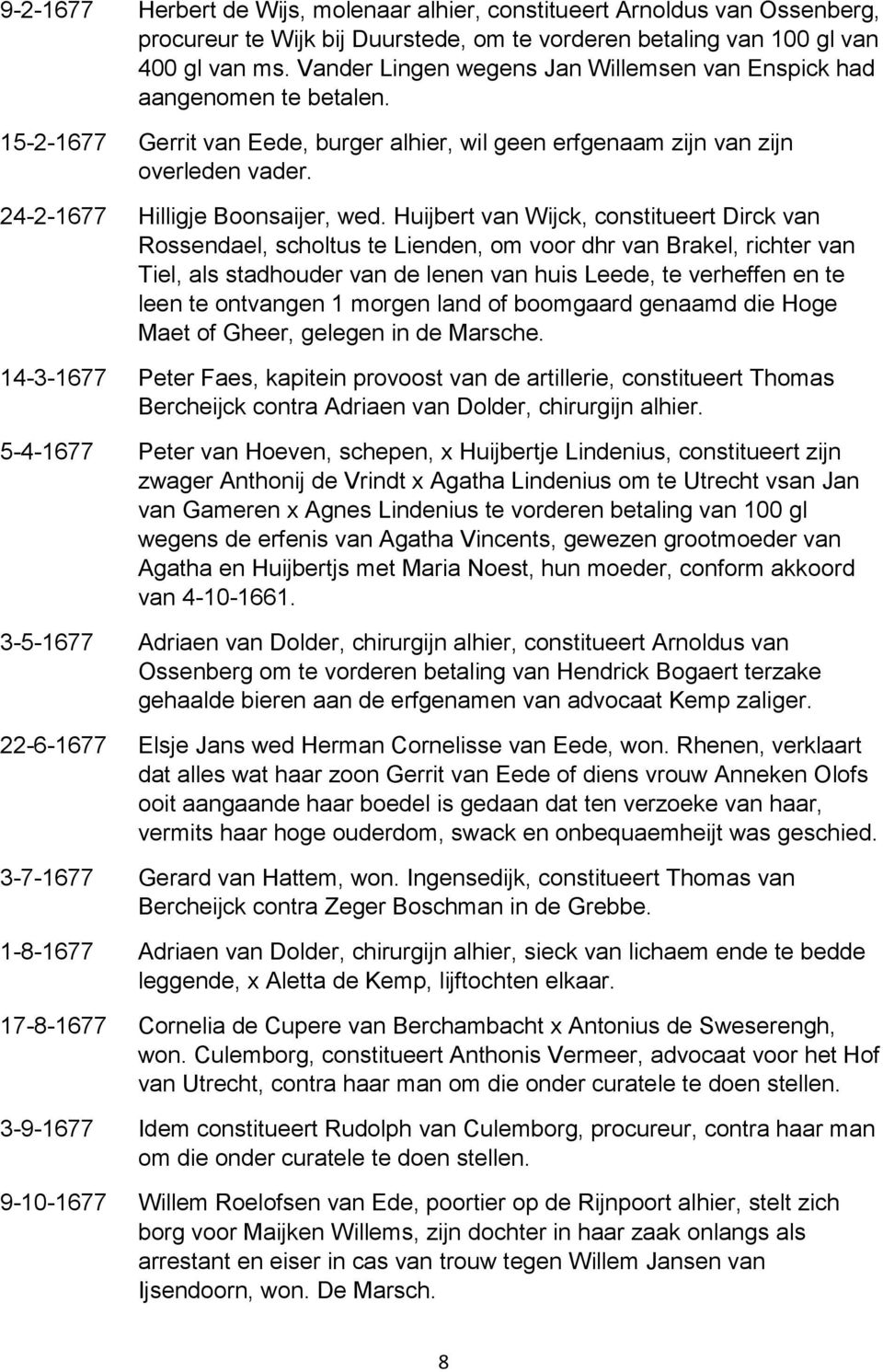 24-2-1677 Hilligje Boonsaijer, wed.