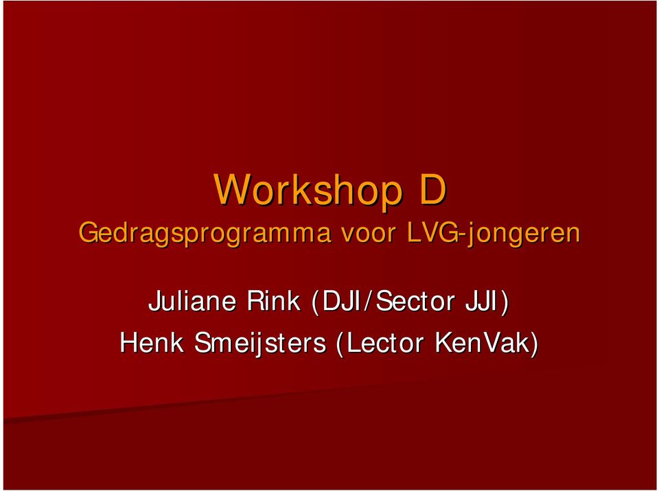 LVG-jongeren Juliane Rink