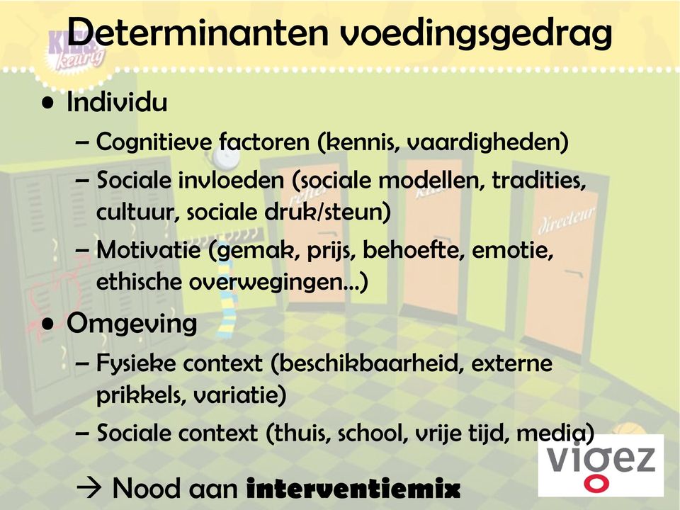 prijs, behoefte, emotie, ethische overwegingen ) Omgeving Fysieke context (beschikbaarheid,