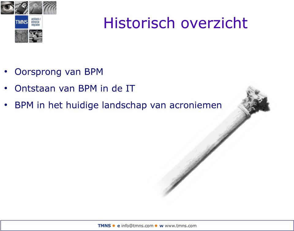 van BPM in de IT BPM in