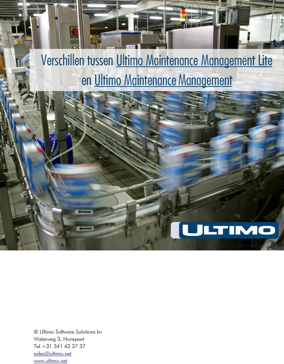 Management Ultimo Software Solutions bv