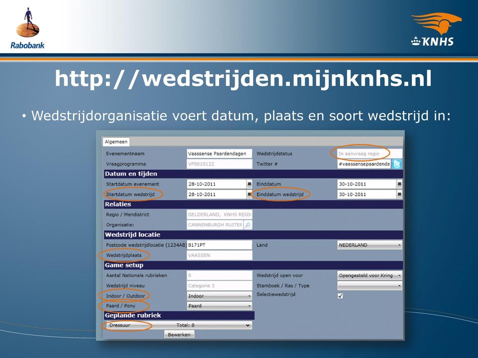 nl Wedstrijdorganisatie