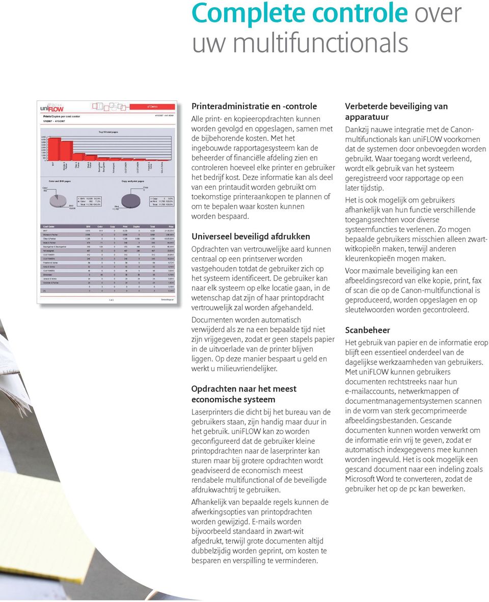 Deze informatie kan als deel van een printaudit worden gebruikt om toekomstige printeraankopen te plannen of om te bepalen waar kosten kunnen worden bespaard.