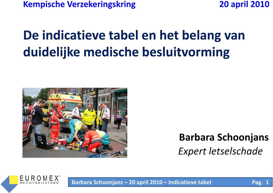 medische besluitvorming Barbara Schoonjans Expert