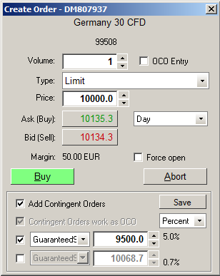 Order executie UITVOERING VAN ORDERS Markt order. Een markt order wordt onmiddellijk uitgevoerd aan de best beschikbare prijs.